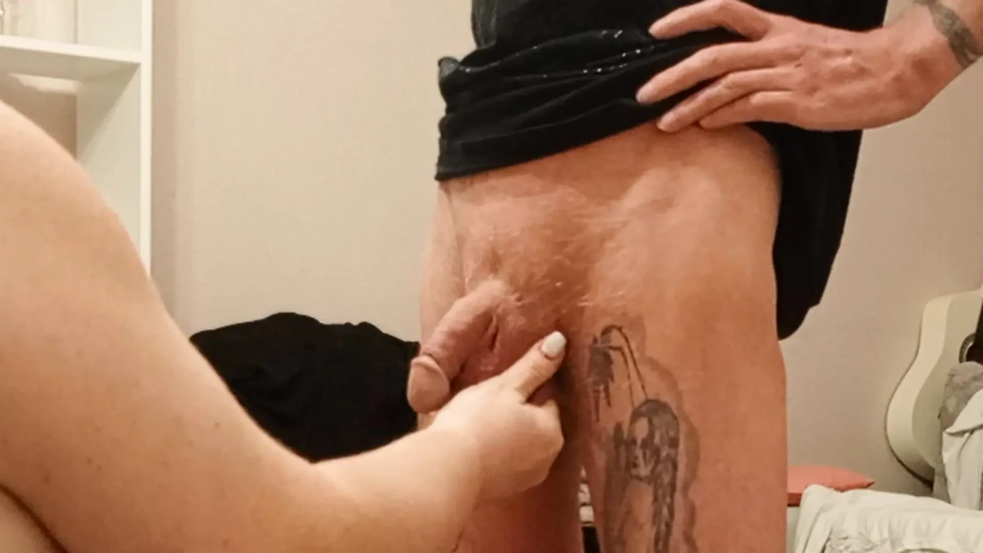 I fuck my stepmom in her mouth and cum