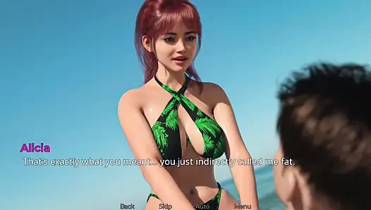 Adik tiriku yang hot kepergok ngentot di pantai - e03