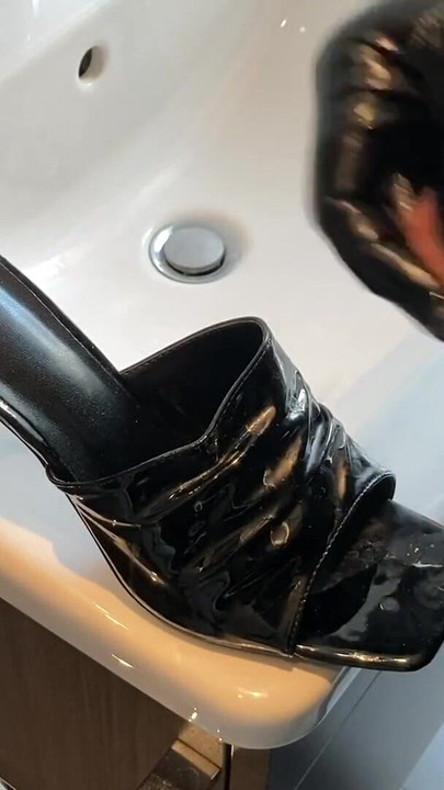 Captivating moment from "Cum on shoes compilation 9"