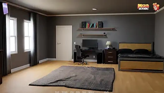 Çılgın macera #12 azgın genç erkek avcısıyla ofisinde sikişiyor