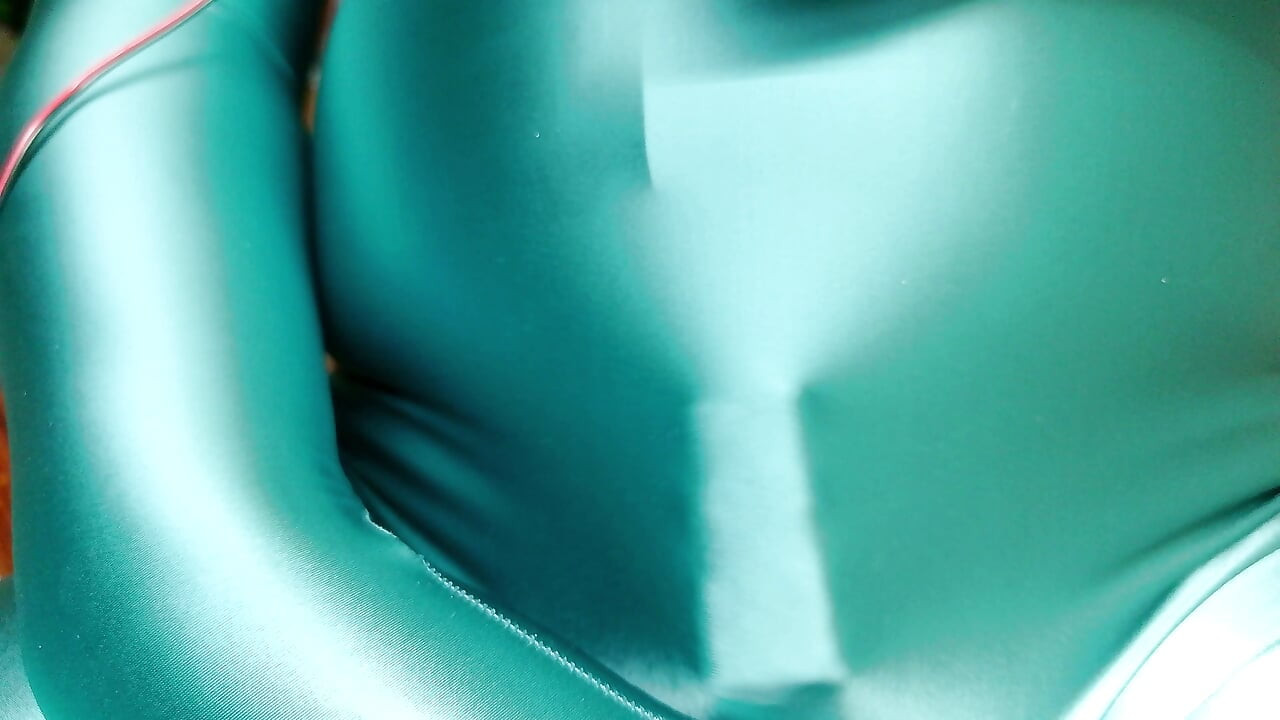 After putting on the bright blue bodysuit, I couldn't help but come a few times