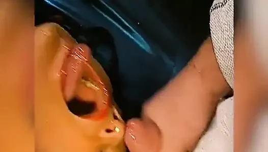 Glasses Drenched - Slut Takes Endless Facials and Cumshots