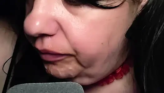 Kırmızı ateşli karpuz asmr