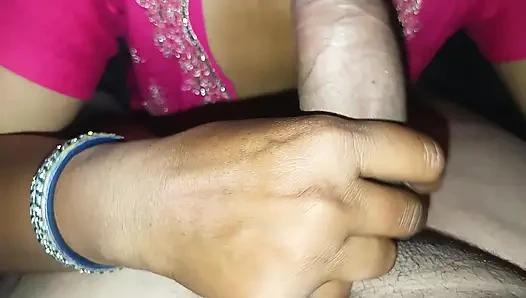 Cute indian bhabhi with juicy r s lips licking and sucking big cock and enjoying fucking in doggy style