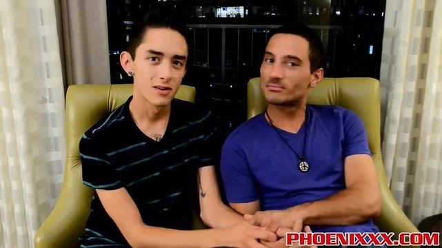 Gay boyfriend loves his partners long uncunt cock