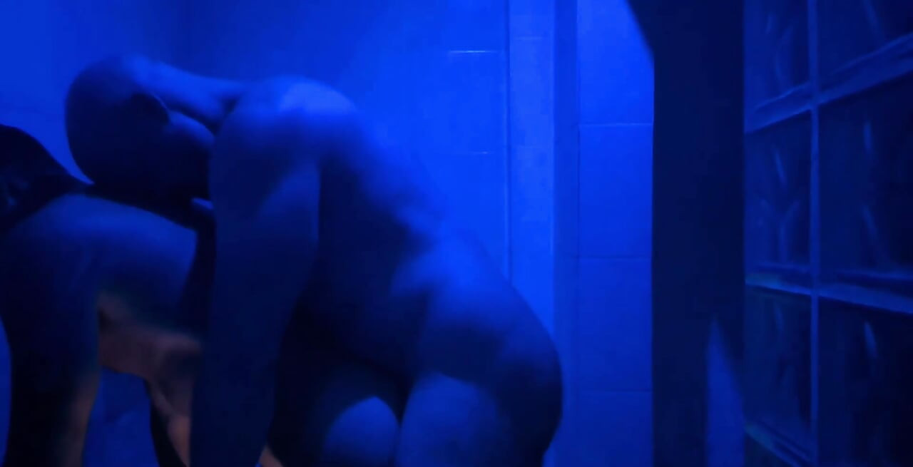 White Bear Fucks Latino in Gay Sauna