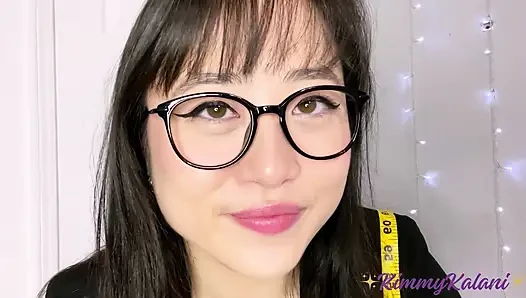 Asyalı hatun tıbbi çalışma sırasında penisinle aşık oluyor -asmr- kimmy kalani