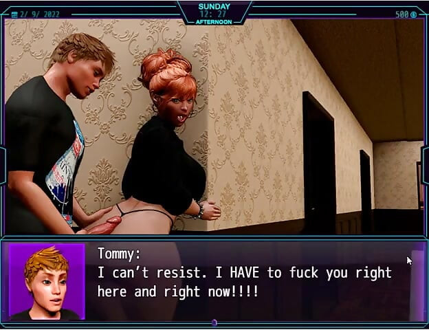 My Newlife Revamp - Gameplay - Roleplay - Teen's Threesome and Fucks in Hallway of Hotel