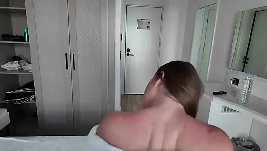 My Handsome Neighbour Helped Me Apply Cream to My Back, and in Return He Got My Body