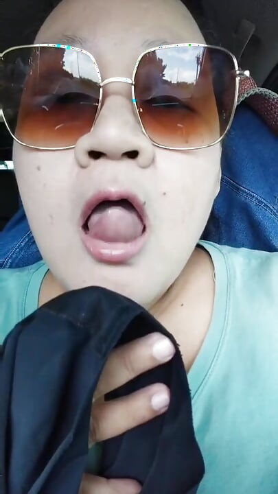 sexy Molly pee on the road