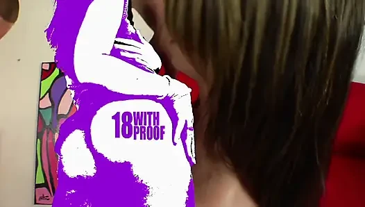 College girl gets smashed by a big cock