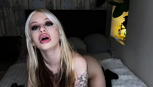 A Hot Little Blonde Latina Masturbates Until She Cums