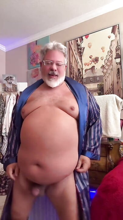 Naked Chubby Dancing Bear up Close Hands Free Orgasm