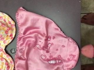 Pink panty cum