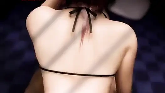 Beautiful girl cheats on her husband and sex with her boyfriend in his room