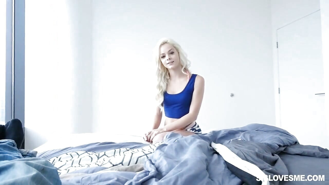 Getting What I Want: Elsa Jean Blows Her Stepbrother for Cash and Rides Him Until He Cums on Her Face