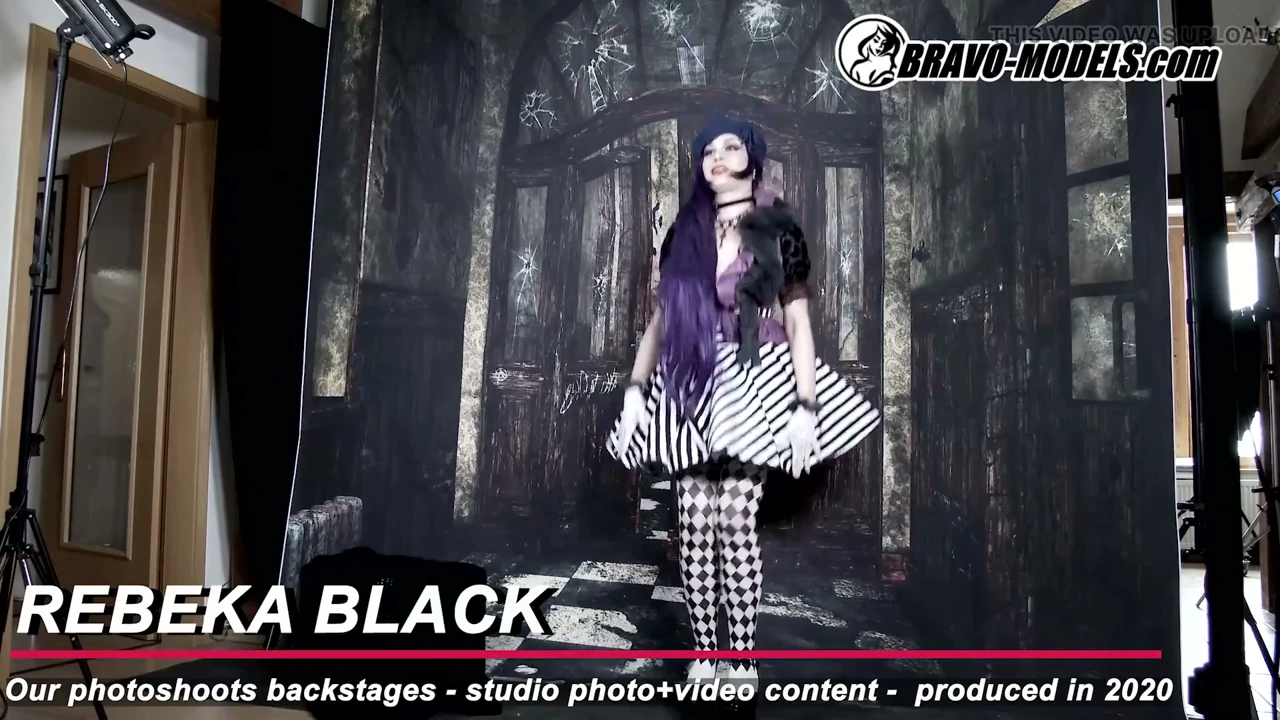 386-sahne arkası fotoğraf çekimi Rebeka Black - yetişkin