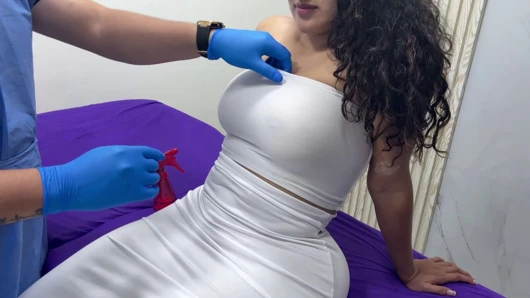 He opened my legs, looked at my pussy and smashed it