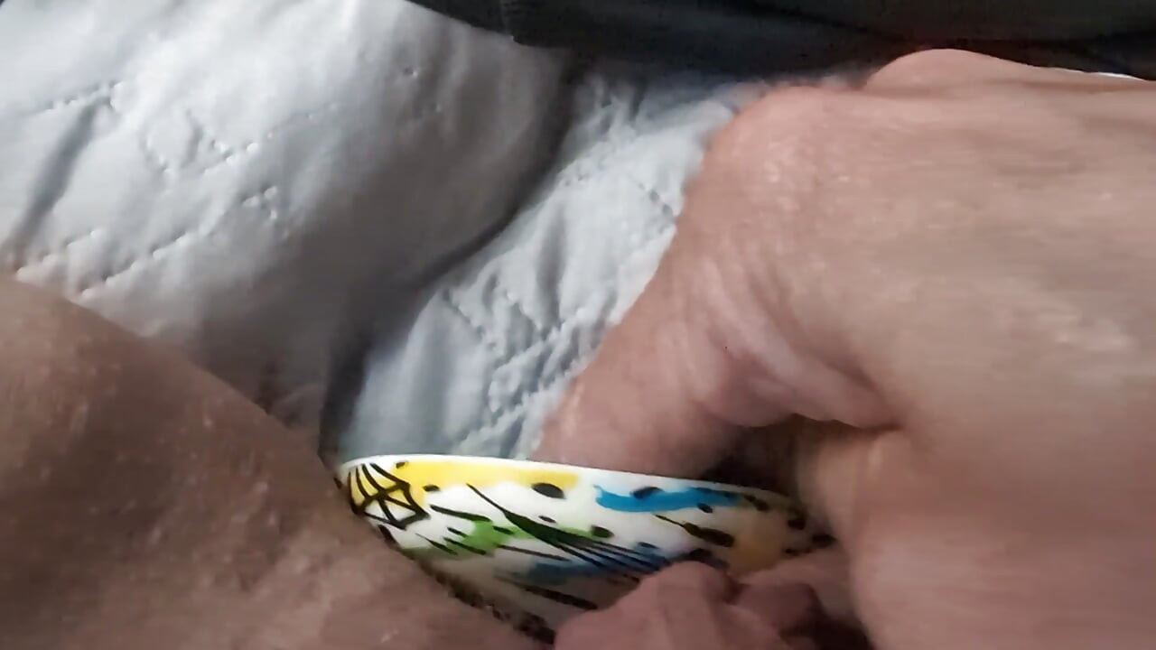 Close up MILF GILF Anal Solo Play DP Ending