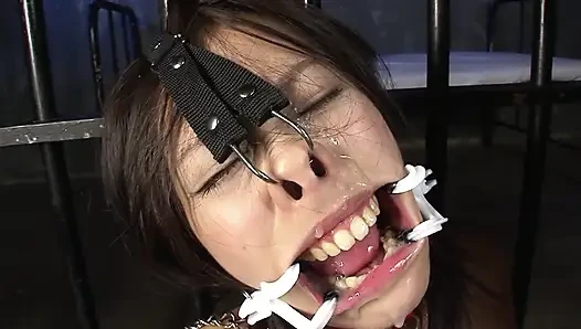 Bound Brunette Slave Driven Into Rough BDSM Submission Session