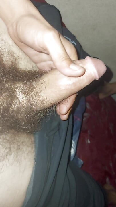 Straight Young Man Stud Edging Thick Hairy Cock 5 Min - No Cum Tease
