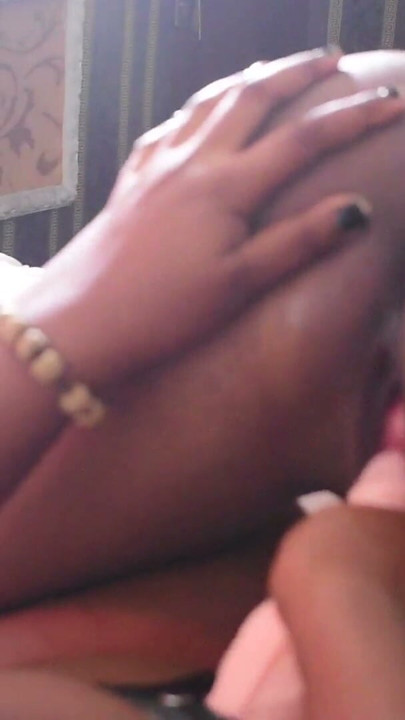 African lesbians kiss, ass worship, 69 and fuck with a strapon until they squirt. | Clip 2