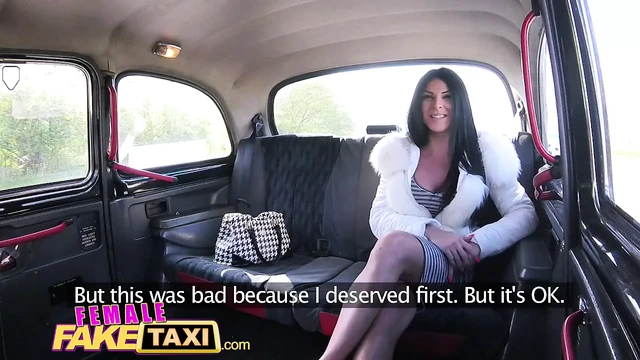 Female Fake Taxi Sex toys make toned babe cum hard