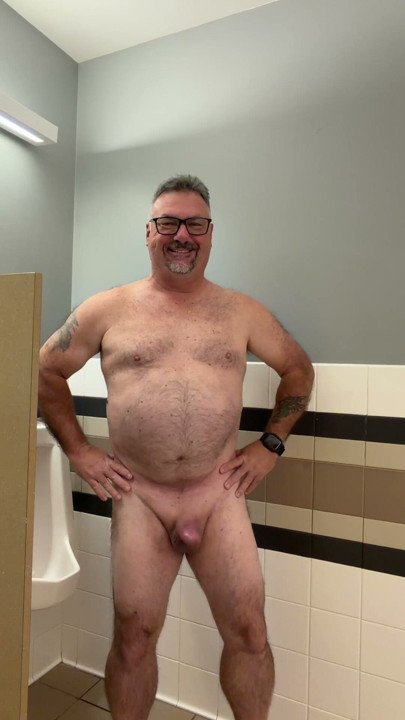 Luvbennude Has Some Fun in a Public Bathroom | Clip 3