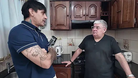 I thought my partner was gay but he the delivery girl when I go to get the money