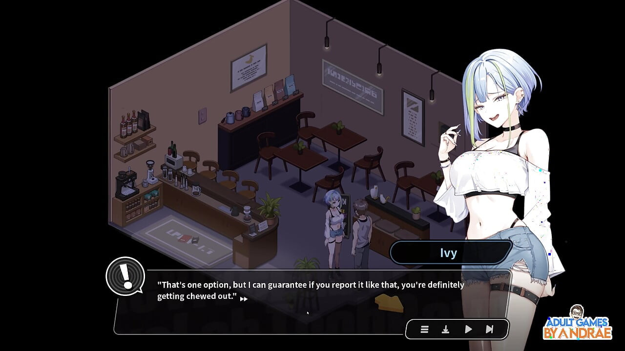 Sex, Secrets & Used Tech Gameplay Part 4 - Creampie at the Coffee Shop