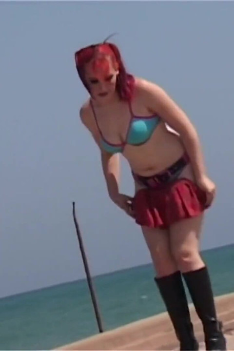 Sabrina Sweet: Sexy Red Hair Babe Nude on This Boat