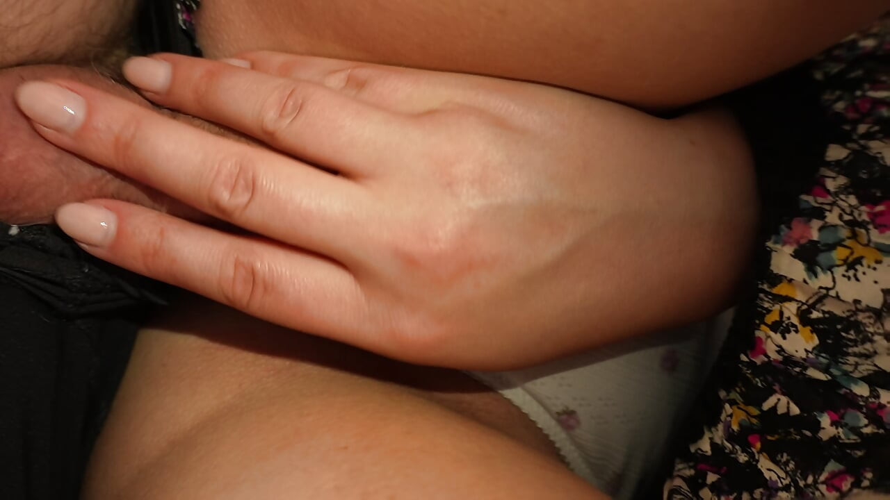 A Stranger rubbed me hard in the public train, Slipped in and cum inside me, We almost got Caught