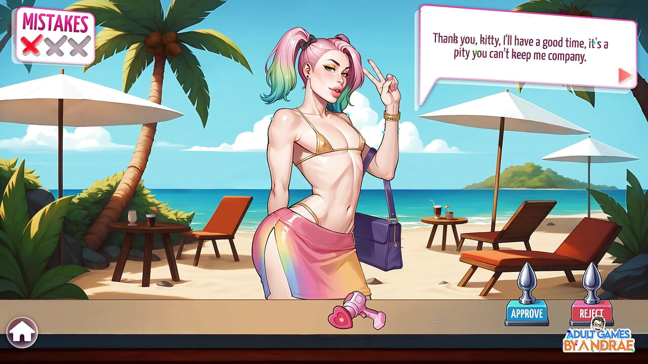 Ep2: hari 2: aktivitas pantai - futa zone lewd control