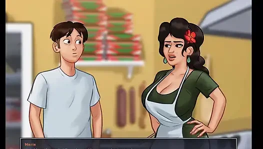 Летняя сага: горячая итальянская милфа из пиццерии, эпизод 55