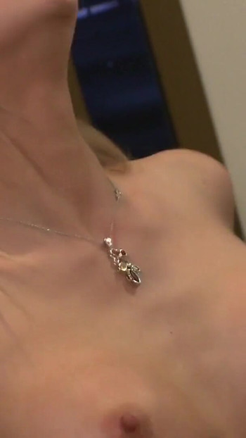 Jaw-dropping moment from "Blonde chick with nice round tits is going crazy about a man"