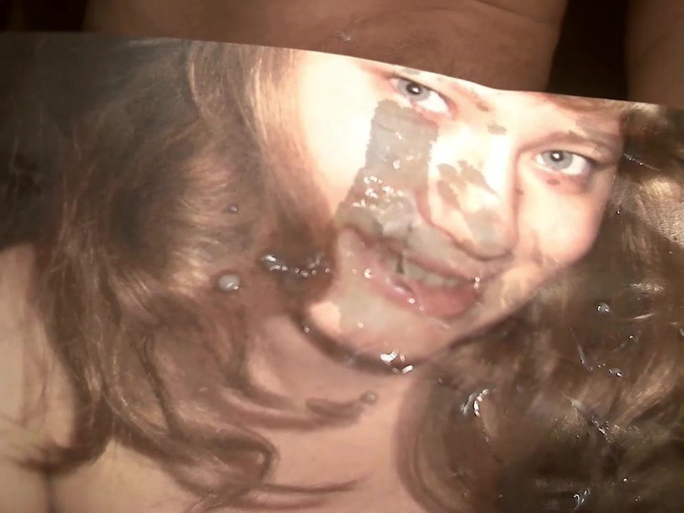 Tribute for anutak - facial cumshot sperm in her mouth