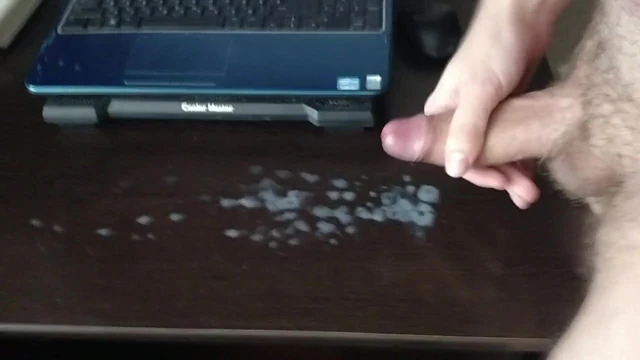 Cumming on table - 1