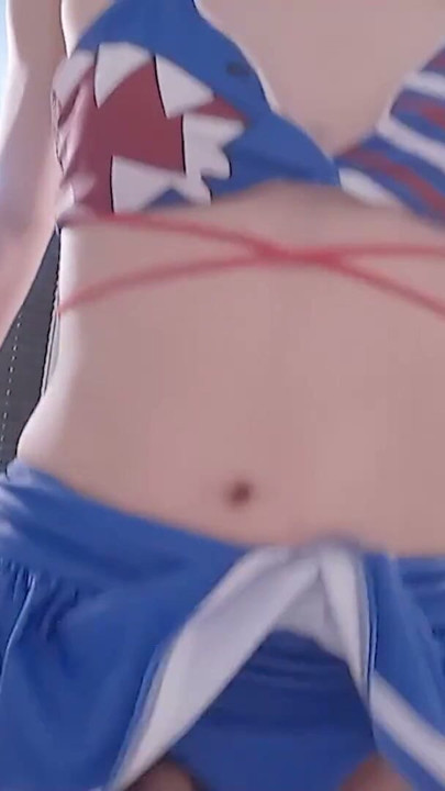 Hololive Gawr Gura Cosplayer Get Fucked, הנטאי Vtuber קוספליי 4 | קליפ 1