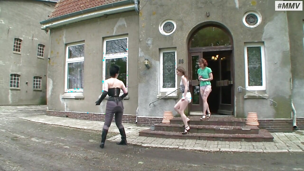 German Slave Girls - Pissing in Ass