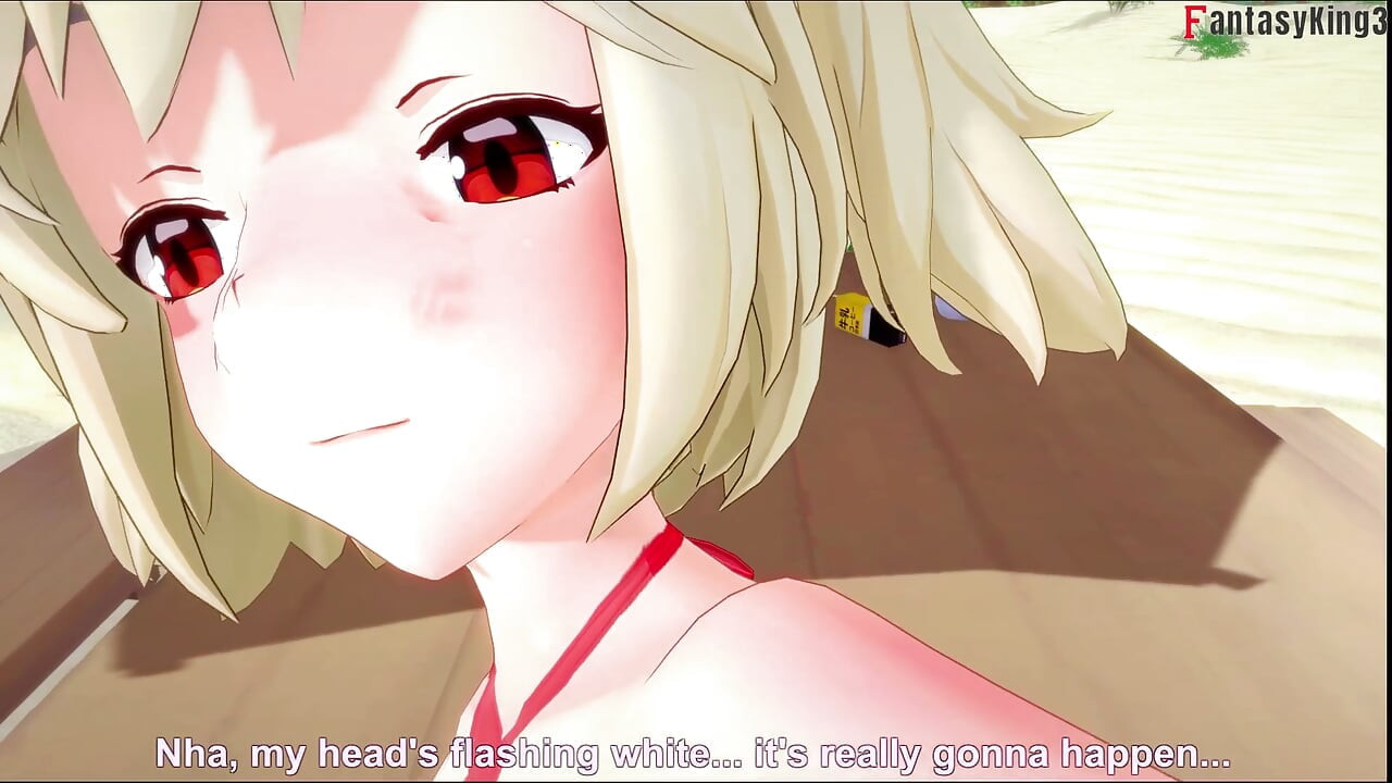 Burnice bikini hete Ahegao seks op het strand - 4 - Zenless Zone Zero (ZZZ)