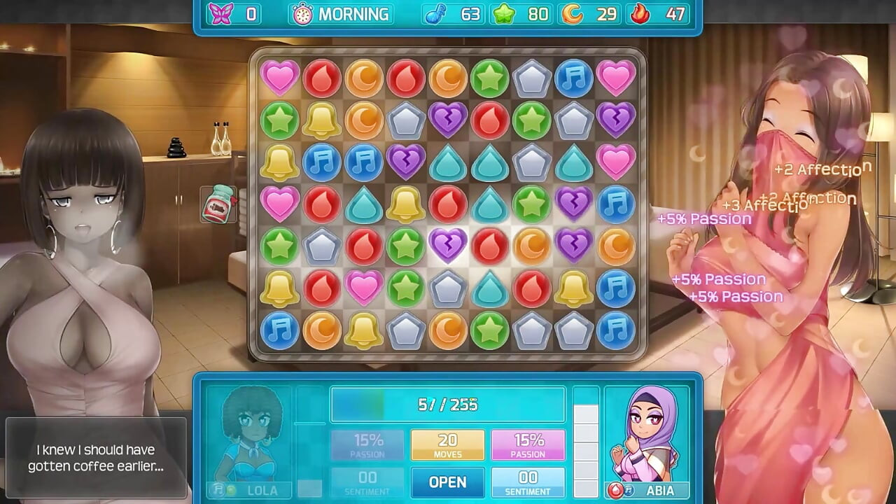 Huniepop 2 - Întâlnire dublă - partea 5 Gagici sexy model de Loveskysan