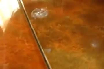 Russian whore. BJ. Licks cum from the floor