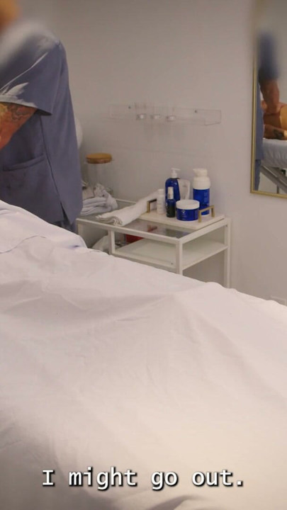 Blonde fitness model fucking her massage therapist | Clip 1