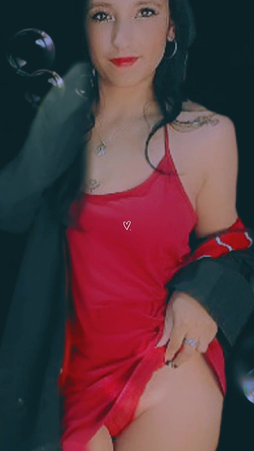red dress dance