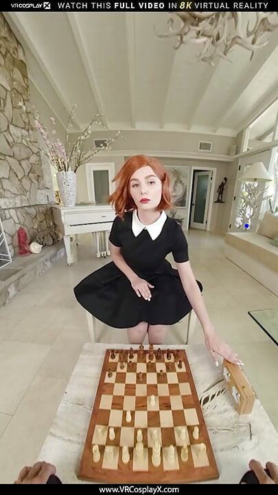 VRCosplayX Tik Tak, Things Are Getting More Intense Between You And Beth Harmon Of QUEEN'S GAMBIT Part 1