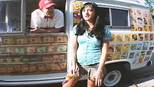 Sexy Ice Cream Scene-2_hot Brunette Teen with a Big Ass Fucked by the Ice Cream Man
