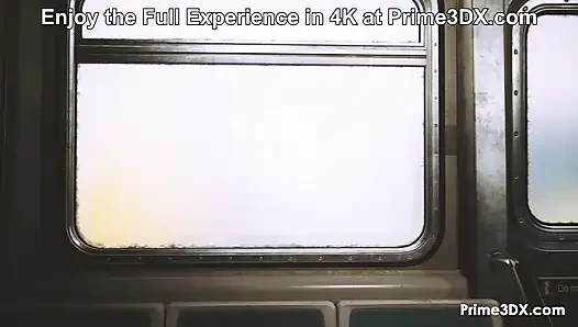 Futa Chick gets Off after a Few Stops! Animation at Prime3DX