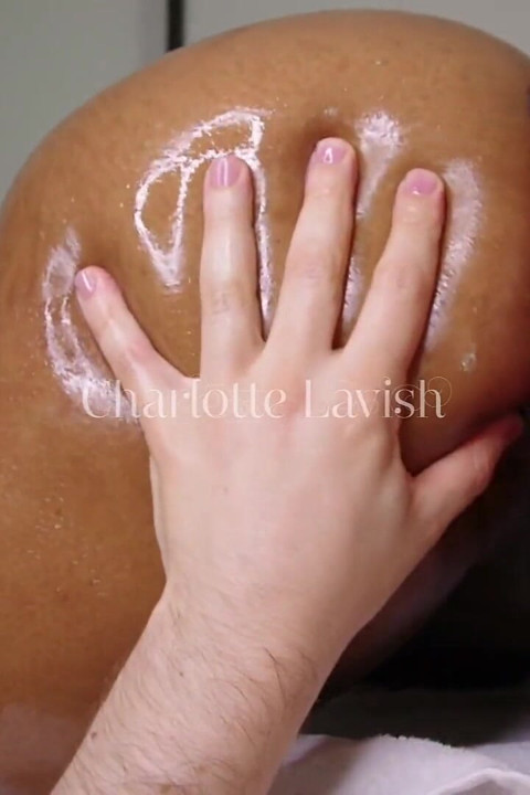 White Beta Munches Oiled Ebony Booty