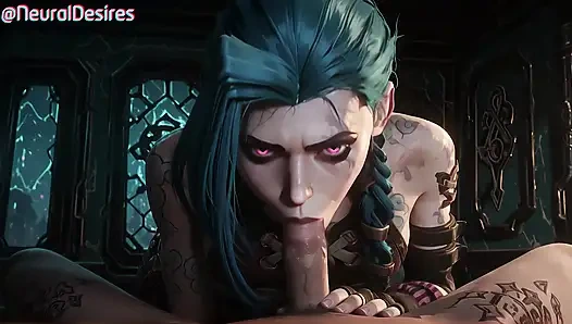 Rincian Kecil Kotor Jinx (parodi) - Ai-generated