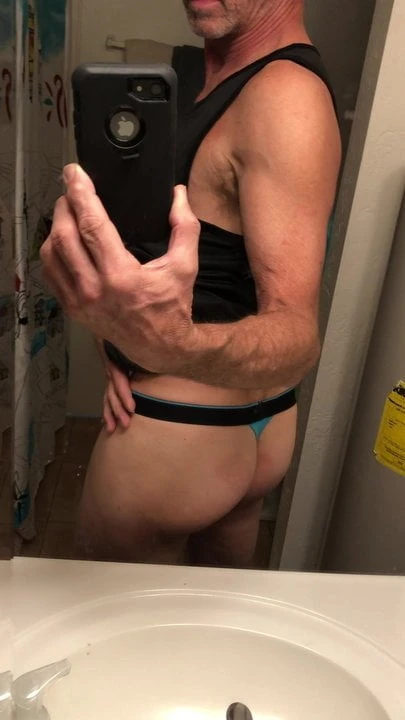 Nice ass in a thong